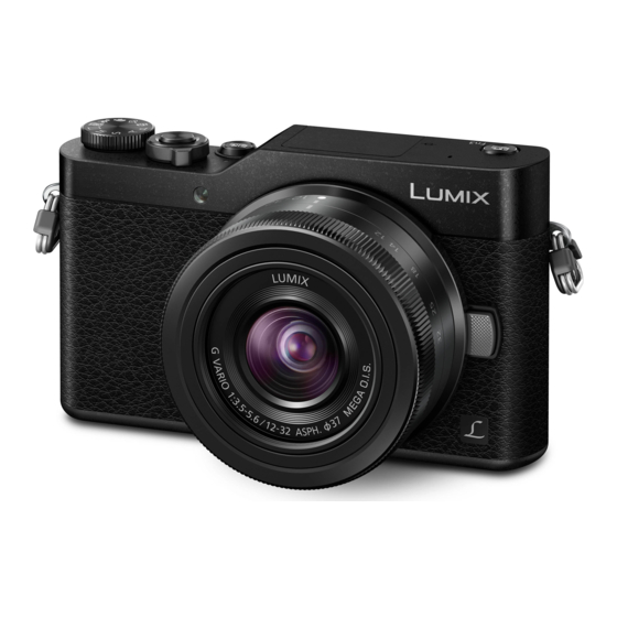 PANASONIC LUMIX DC-GF9 OPERATING INSTRUCTIONS FOR ADVANCED FEATURES Pdf ...