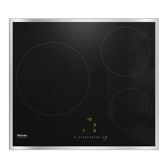 Miele KM 7200 FR Operating And Installation Instructions