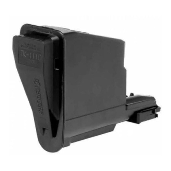 Kyocera TK1110 Field Service Manual