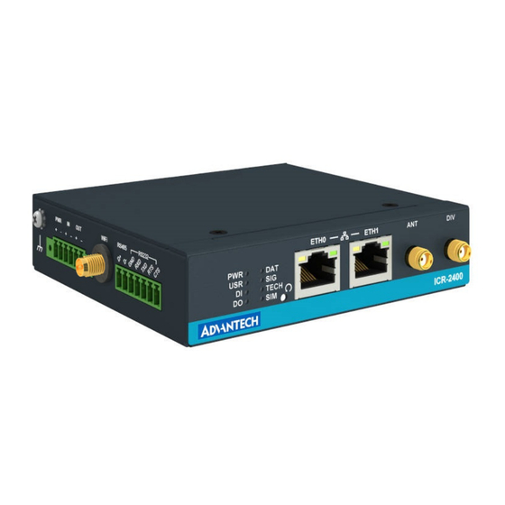Advantech ICR-2432 User Manual