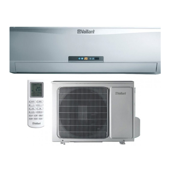 Vaillant climaVAIR V 10-025 NW Air Manuals