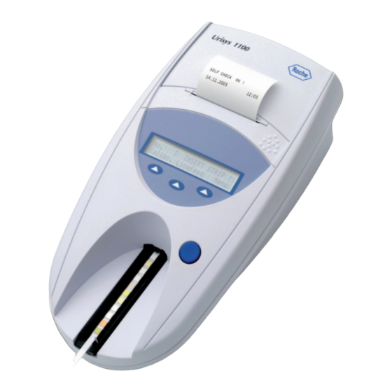 Roche Urisys 1100 Quick Reference Manual