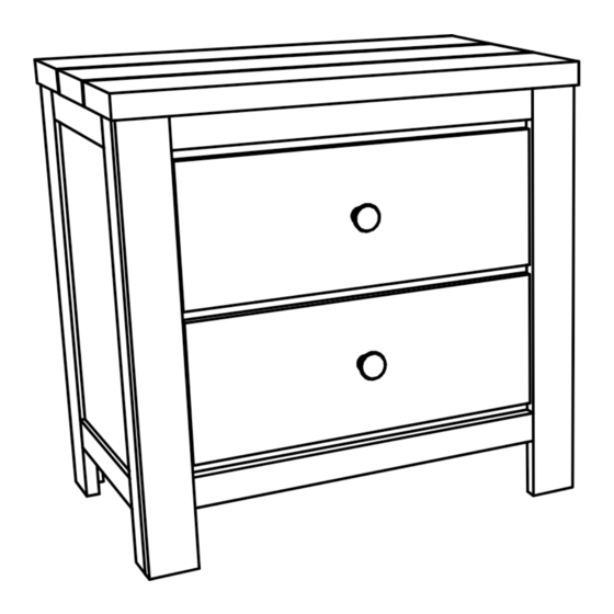 Emerald Home Furnishings B372-04 Assembly Instruction
