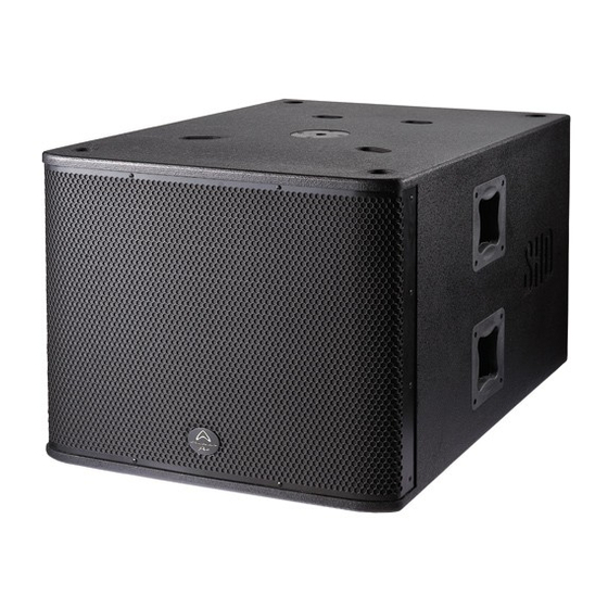 Wharfedale Pro SHO SHI500 Owner's Manual