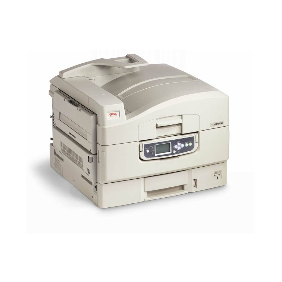 Oki C9600hdn Printing Manual