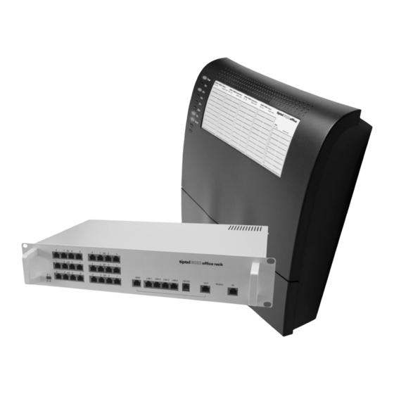 TIPTEL 822XT rack Installation Instructions Manual