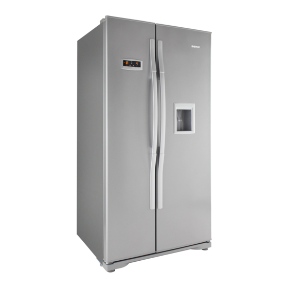 Beko GNEV220APS Installation, Operation & Food Storage Instructions