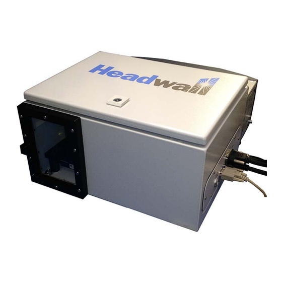 Headwall HYPERSPEC INSPECTOR Installation And Operation Manual