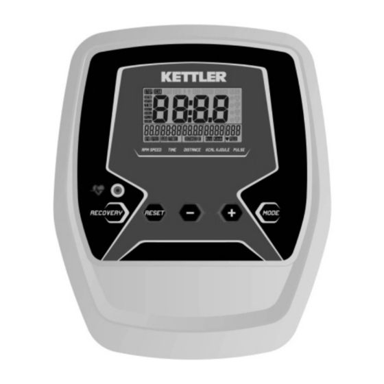 Kettler UT 688 Series Training And Operating Instructions