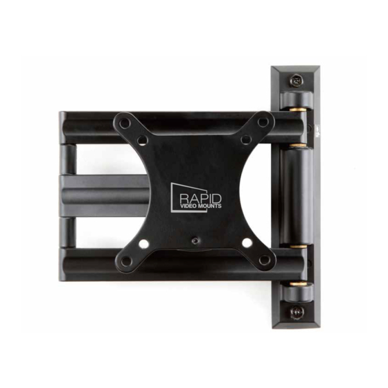 RAPID VIDEO MOUNTS RVM22FM35 INSTRUCTION MANUAL Pdf Download ManualsLib