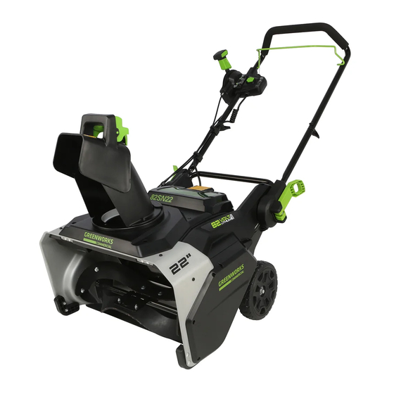 GREENWORKS COMMERCIAL 82SN22 OPERATOR'S MANUAL Pdf Download ManualsLib