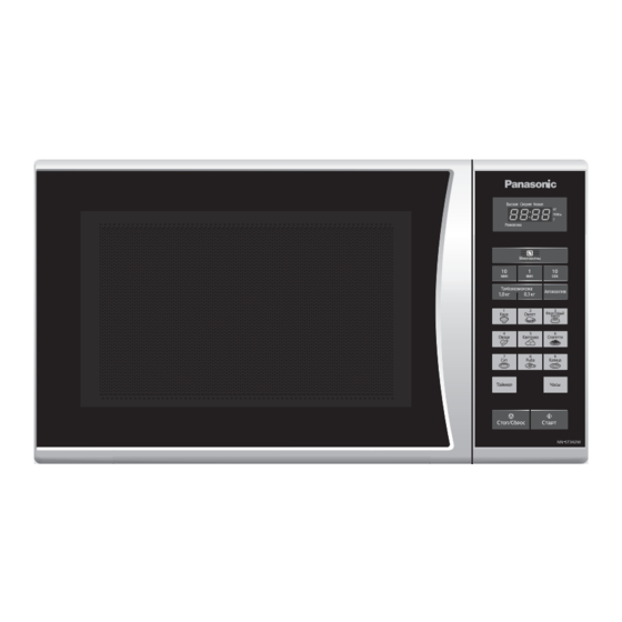 PANASONIC NN-SM330W OPERATING INSTRUCTION AND COOK BOOK Pdf Download ...