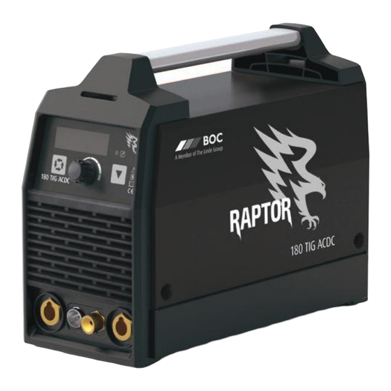 LINDE BOC RAPTOR OPERATING MANUAL Pdf Download | ManualsLib