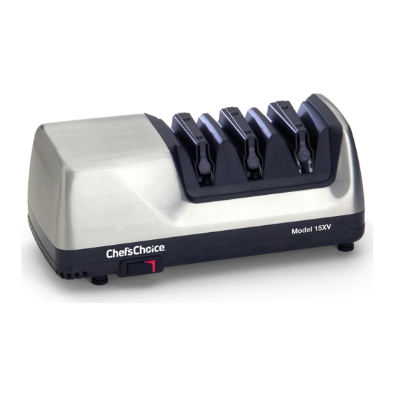 CHEF'S CHOICE 15XV INSTRUCTIONS MANUAL Pdf Download ManualsLib