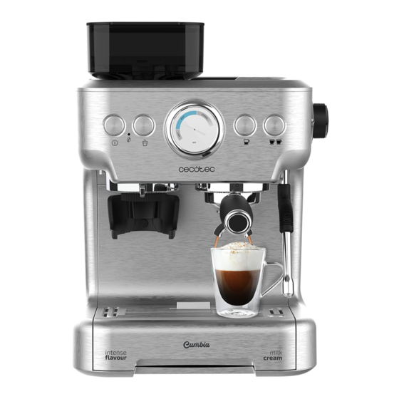 cecotec Cumbia Power Espresso 20 Barista Aromax Instruction Manual