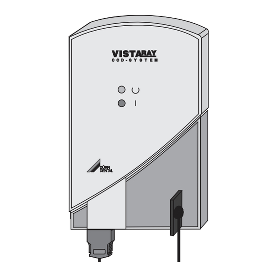 Durr Dental VistaRay 5 Installation And Operating Instructions Manual