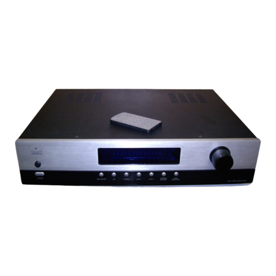 Cary Audio Design CPA 2 Owner's Manual