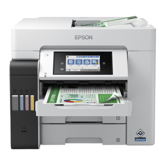 User Manuals: Epson EcoTank L6550 Series Inkjet Printer