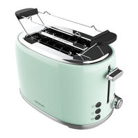 cecotec TOAST&TASTE 1000 RETRO DOUBLE INOX Instruction Manual