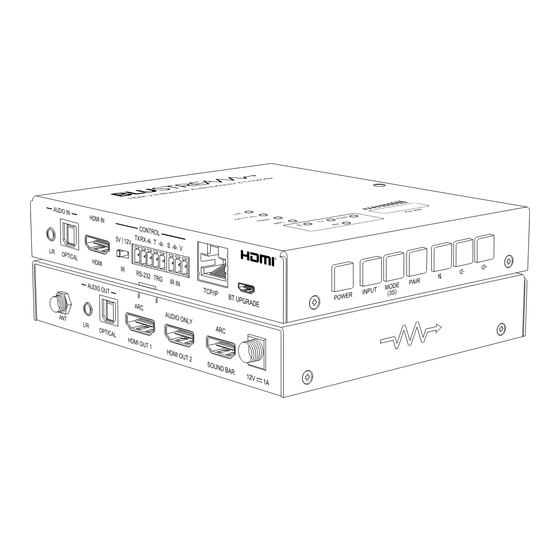 BluStream BLUARC Quick Reference Manual