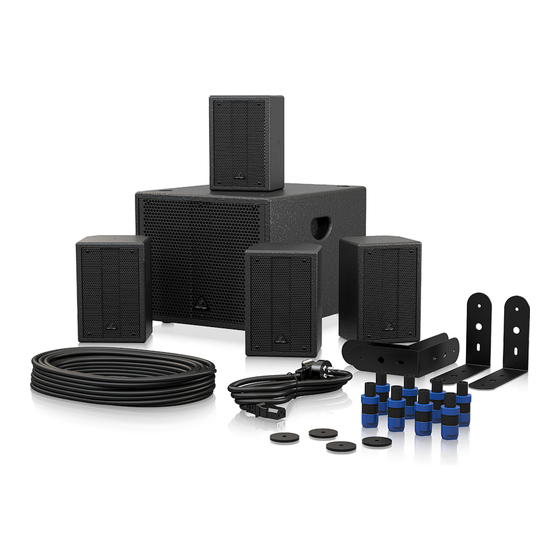Behringer SAT 1004 Bundle Quick Start Manual