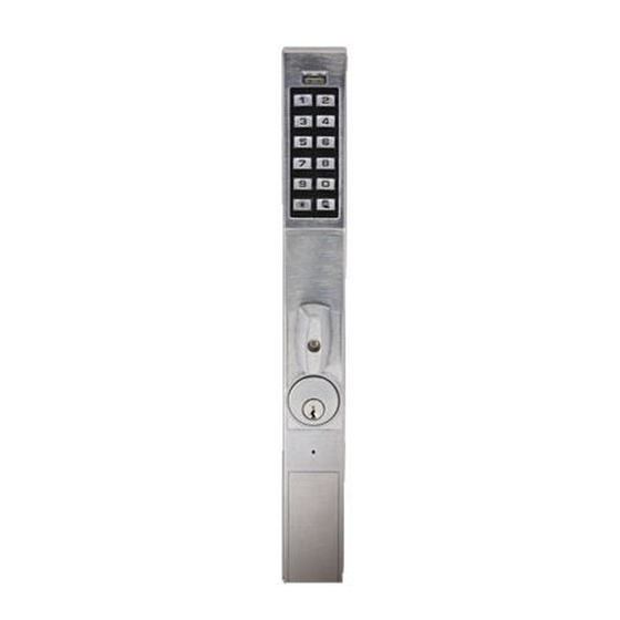 Alarm Lock NARROW STILE ACCESS LOCKS Mounting And Installation Instructions Manual