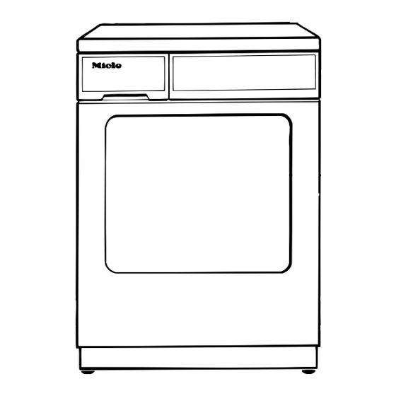 Miele T 430 Operating Instructions Manual