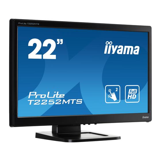 Iiyama ProLite T2252MTS User Manual