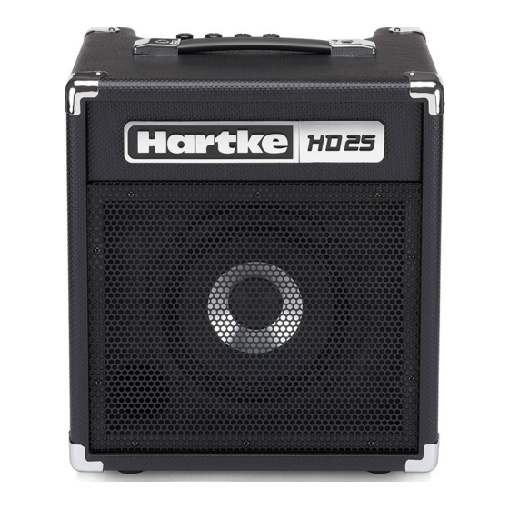 Hartke HD 25 Owner's Manual