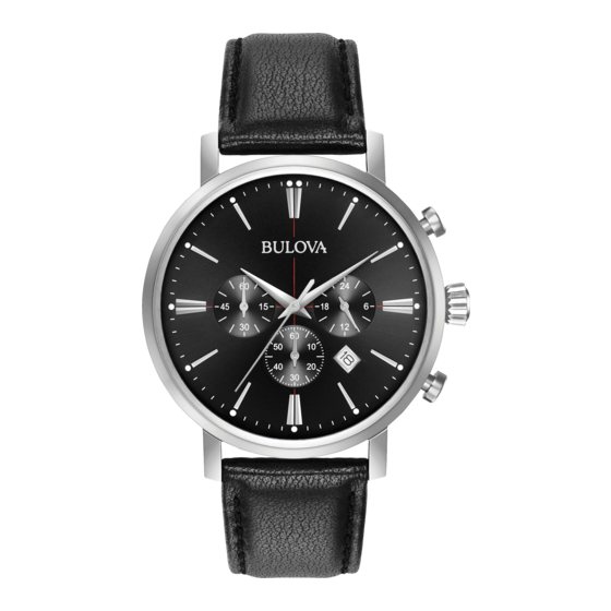 Bulova 0S20 series Settings Manual