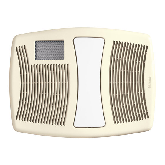 NuTone QTXN110HFLT Instruction Manual