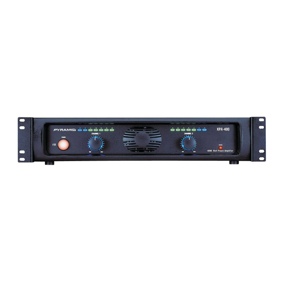 Pyramid XPA-240 Owner's Manual