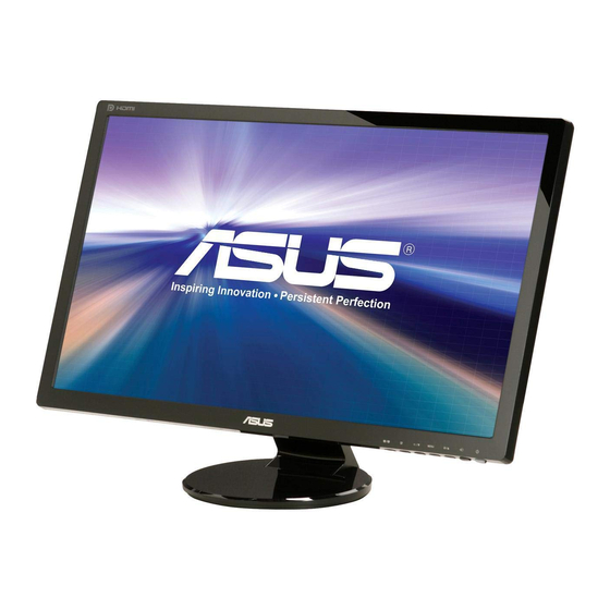 Asus VE278Q Quick Start Manual