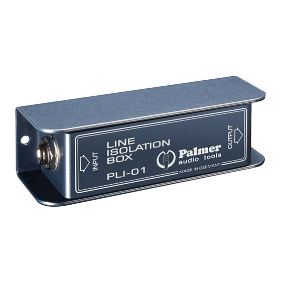 Palmer PLI01 Manual