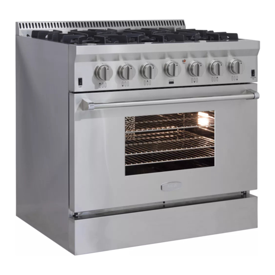 AGA APRO36AGSS INSTALLATION AND SERVICE INSTRUCTIONS MANUAL Pdf