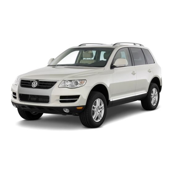 Volkswagen Touareg 2010 Manual