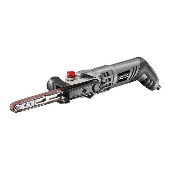 Image of Bunnings Warehouse product page for Ozito FSR-3000 belt sander