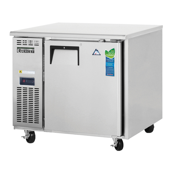 EVEREST REFRIGERATION ETR1 OWNER'S MANUAL Pdf Download ManualsLib