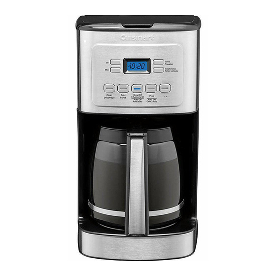 CUISINART BREW CENTRAL CBC6400PCC INSTRUCTION BOOKLET Pdf Download