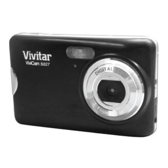 VIVITAR VIVICAM S027 USER MANUAL Pdf Download ManualsLib