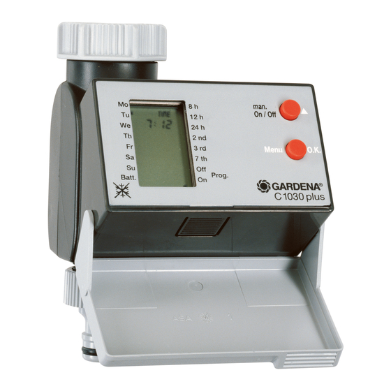 GARDENA PLUS C 1030 OPERATING INSTRUCTIONS MANUAL Pdf Download ManualsLib