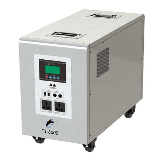 powertronics PT-3000 Power Storage System Manuals