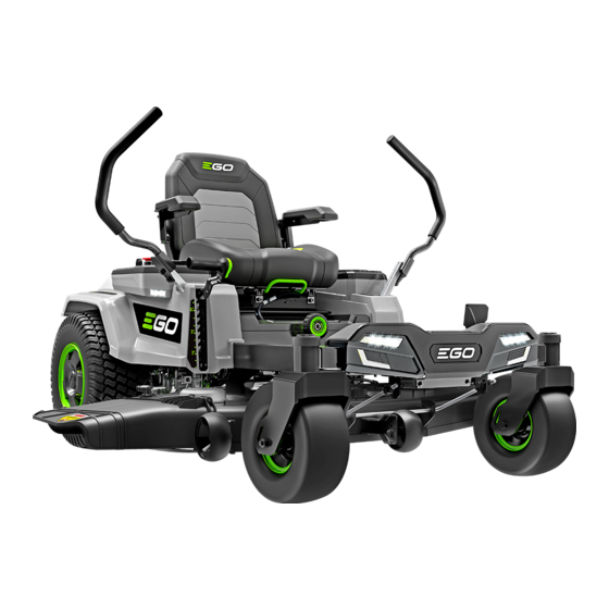 EGO POWER Plus ZT5200L Operator's Manual