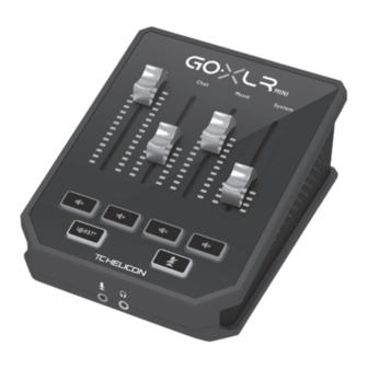 TC-Helicon GO XLR MINI Quick Start Manual