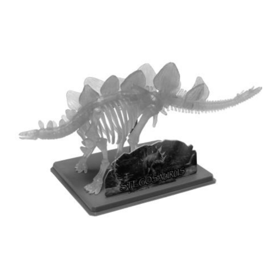 EASTCOLIGHT Stegosaurus Dig Kit Instruction Manual