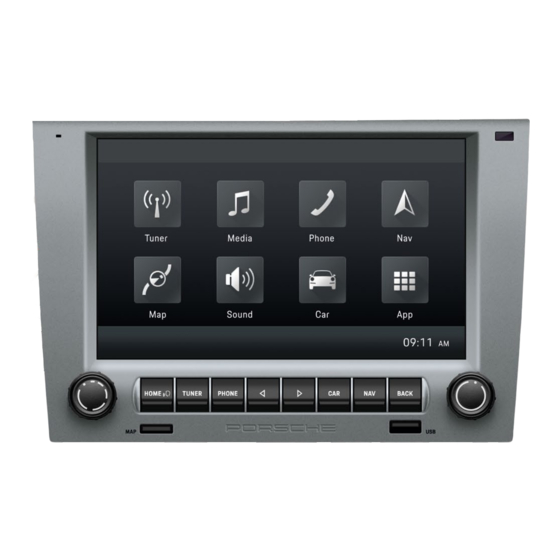 Porsche SiriusXM Satellite Radio Operation Manual