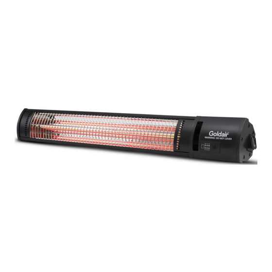 Goldair GEOR260 Outdoor Radiant Heater Manuals