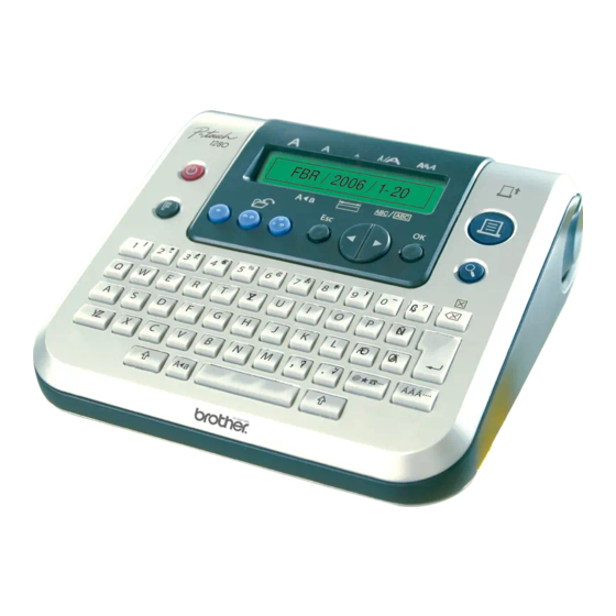 Brother P-touch 1280 User Manual