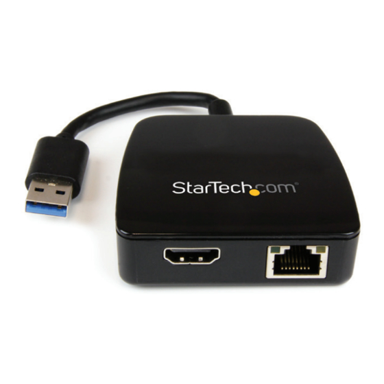 StarTech.com USB31GEHD Docking Station Manuals