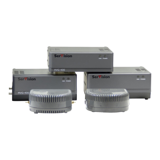 SerVision HVG400 Configuration And Management Manual
